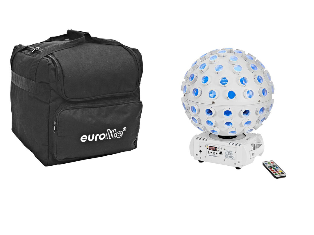 EUROLITE Set LED B-40 HCL MK2 weiß + Soft Bag