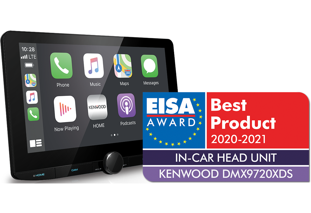 Kenwood DMX9720XDS 10.1" Multimedia Player with Wireless Apple CarPlay