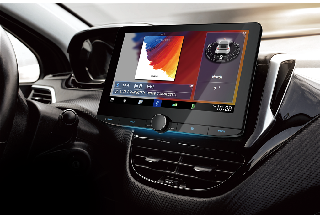 Kenwood DMX9720XDS Multimedia-Player m. Wireless Apple CarPlay (10.1")