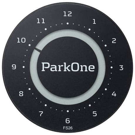 ParkOne2 Parkscheibe (Schwarz)