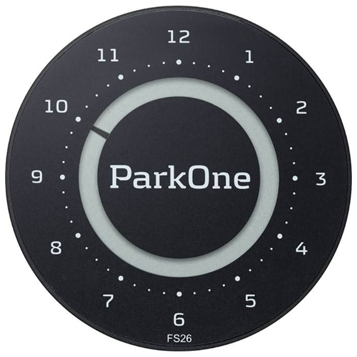 ParkOne2 Parkscheibe (Schwarz)