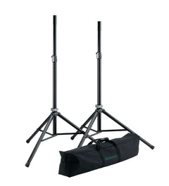 K&M - Lautsprecherstative mit Tasche Bundle (40kg, 1,9m)