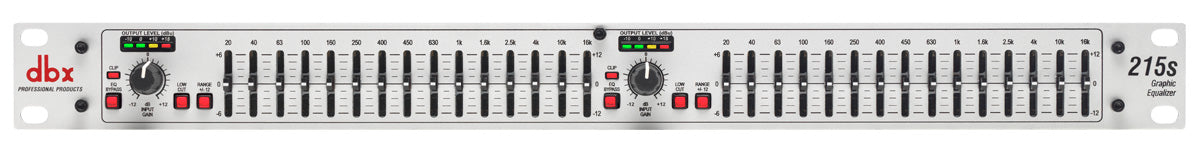 dbx 215s 2 x 15 Band grafischer Equalizer