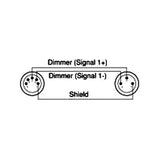 Adapterkabel DMX XLR männlich 3-polig auf XLR weiblich 5-polig
