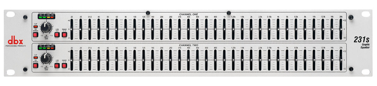 dbx 231s 2 x 31 Band grafischer Equalizer