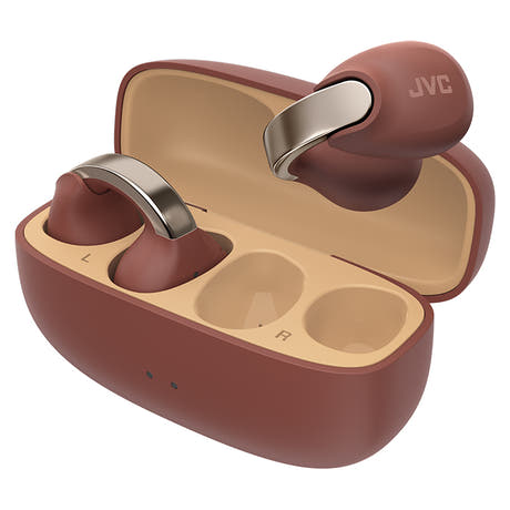 JVC Nearphones HA-NP1T Offene Kopfhörer Rot