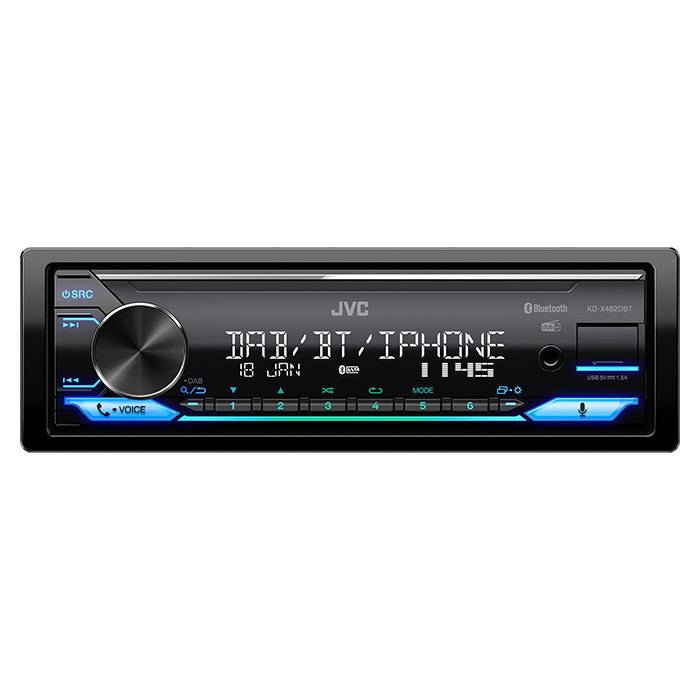 JVC KD-X482DBT Autoradio mit RDS DAB+ und Bluetooth