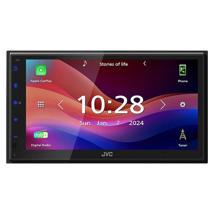 JVC KW-M695DBW App-Radio Apple CarPlay und Android Auto