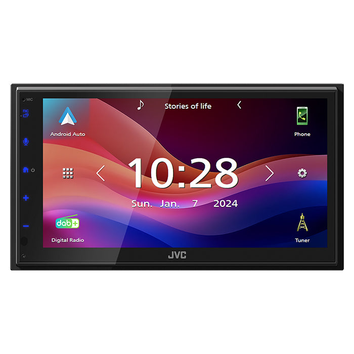 JVC KW-M695DBW App-Radio Apple CarPlay und Android Auto