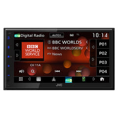 JVC KW-M695DBW App-Radio Apple CarPlay und Android Auto