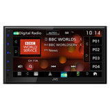 JVC KW-M695DBW App-Radio Apple CarPlay und Android Auto