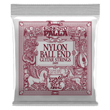 Ernie Ball Ernesto Palla Black Nylon Gold Ball Gitarrengurte (Klassisch)