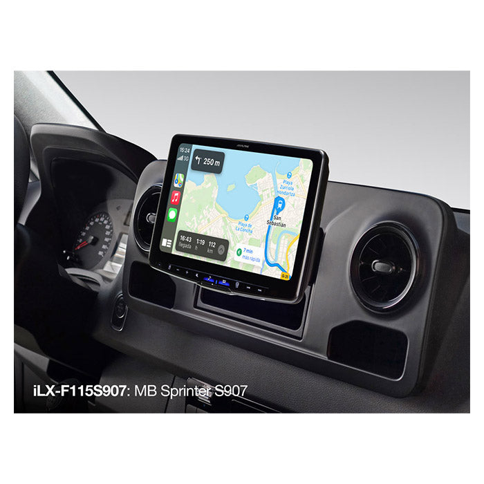 Alpine ILX-F115S907 bundle für Halo11 für Sprinter S907