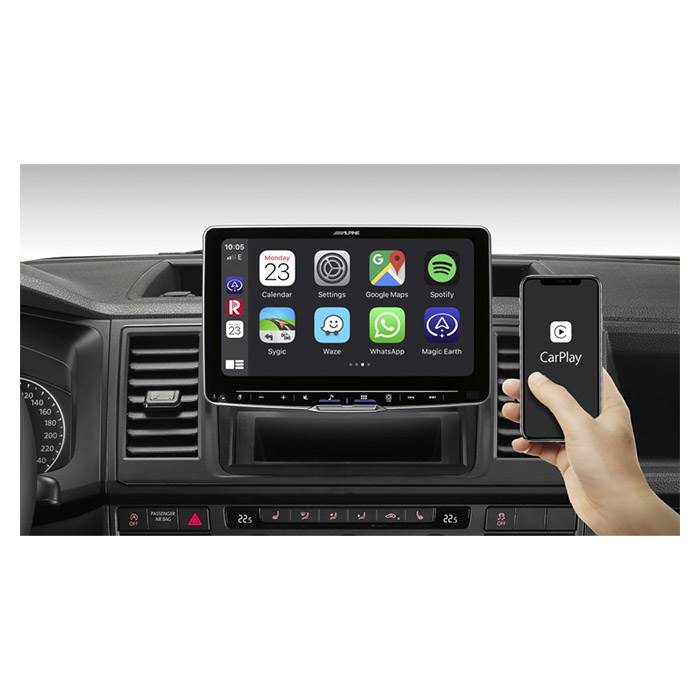 Alpine HALO9 ILX-F905D V2 - Kabelloses Carplay, Android, Bluetooth