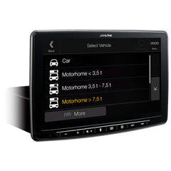 Alpine INE-F904DC Halo9 mit Navi und Lkw-Karten