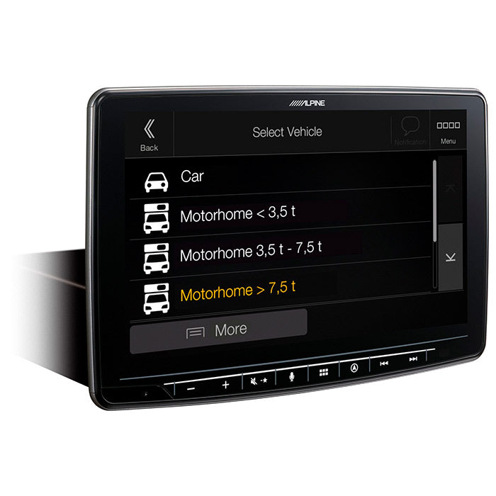 Alpine INE-F904DC Halo9 mit Navi und Lkw-Karten