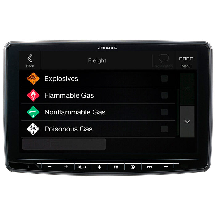 Alpine INE-F904DC Halo9 mit Navi und Lkw-Karten