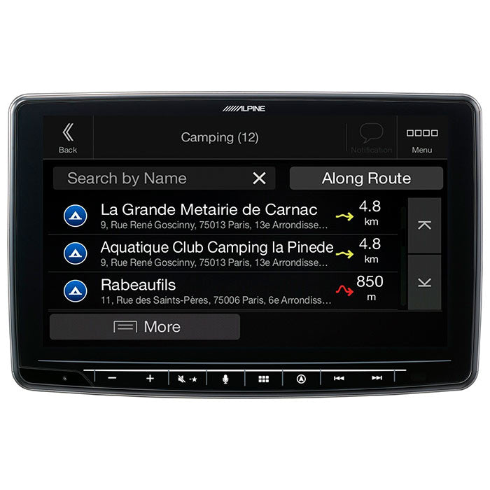 Alpine INE-F904DC Halo9 mit Navi und Lkw-Karten