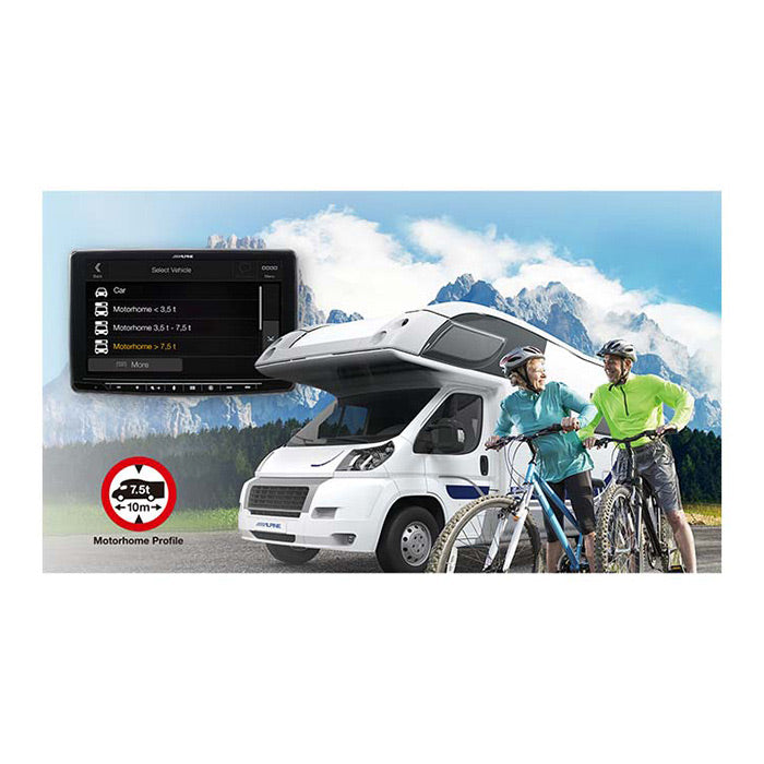 Alpine INE-F904DC Halo9 mit Navi und Lkw-Karten