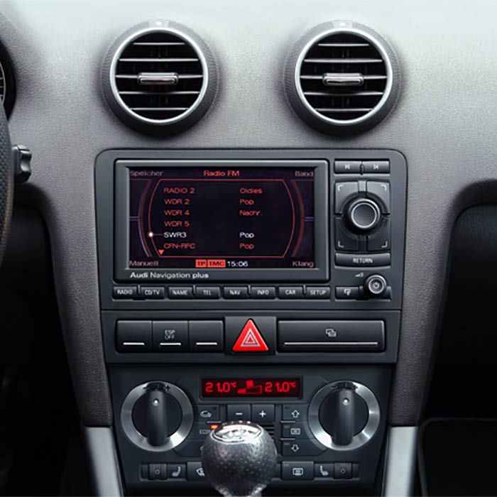 2-DIN 8" Kit für Audi A3 mit Display