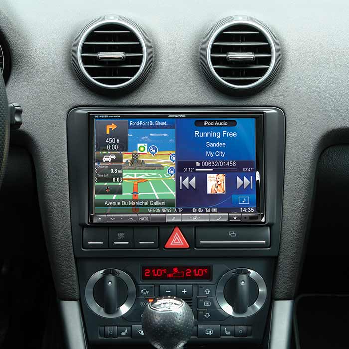 2-DIN 8" Kit für Audi A3 ohne Display