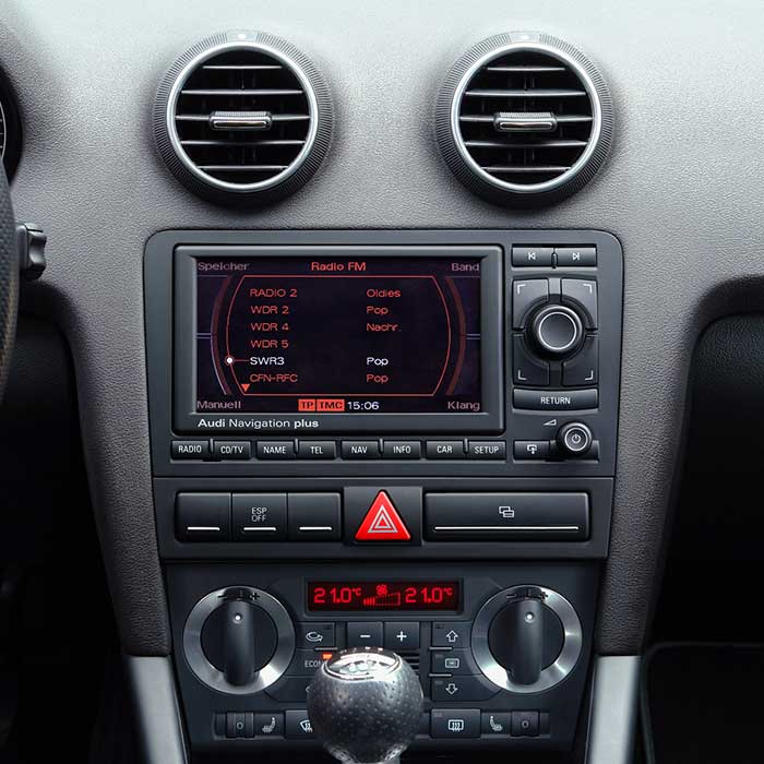 2-DIN 8" Kit für Audi A3 ohne Display