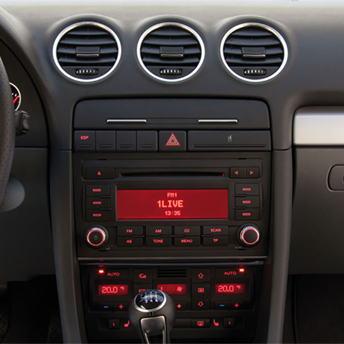 2-DIN 8" Kit für Audi A4 mit Display