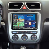 2-DIN 8"-Montagesatz für VW mit weißem Display