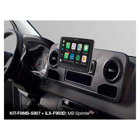 Alpine 9" Montageset Sprinter w907 2018->
