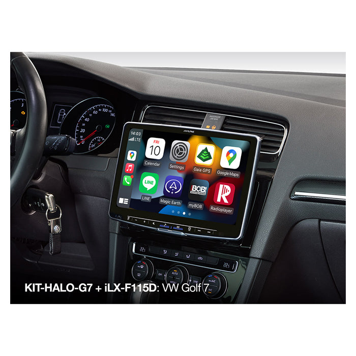 Alpine Kit für HALO 9 und HALO 11 für VW Golf 7