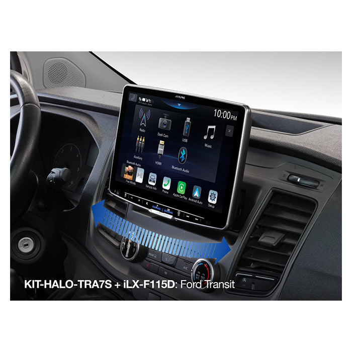 Alpine-Kit für HALO 9 und HALO 11 für Ford Transit Custo