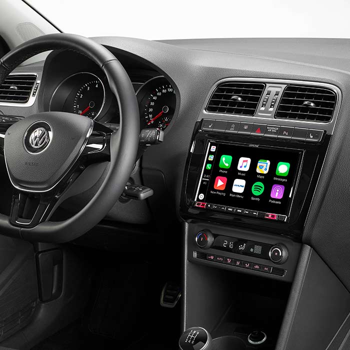 2-DIN 8"-Kit für VW Polo 5/GTI 2014->