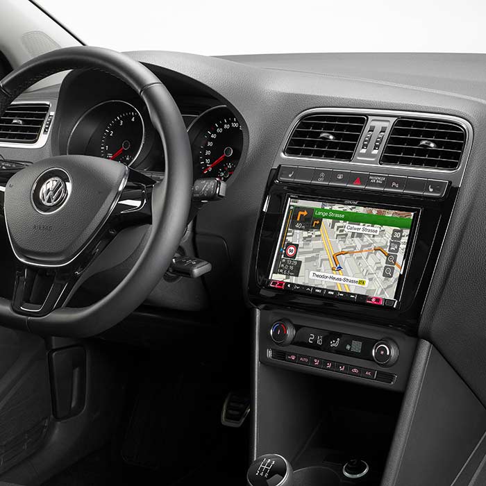 2-DIN 8"-Kit für VW Polo 5/GTI 2014->