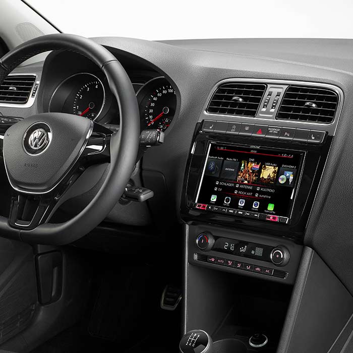 2-DIN 8"-Kit für VW Polo 5/GTI 2014->