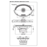 Alpine R2-S69 6x9" 2-Wege-Koaxiallautsprecher