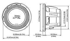 Alpine R2-W10D2 Type-R-Subwoofer 10" 2 Ohm