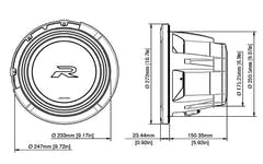 Alpine R2-W10D4 Type-R-Subwoofer 10" 4 Ohm