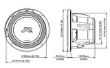 Alpine R2-W10D4 Type-R-Subwoofer 10" 4 Ohm