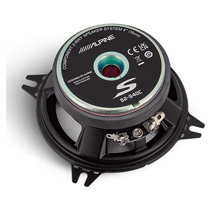 Alpine S2-S40C 10 cm 2-Wege-Lautsprecher-Komponentenset