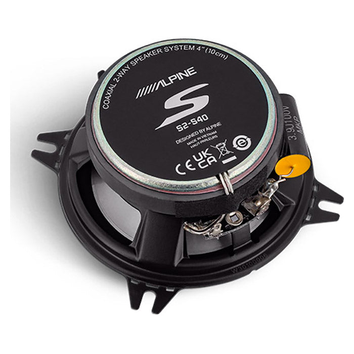 Alpine S2-S40 10-cm-Lautsprecher, 2-Wege-Koaxial