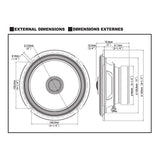 Alpine S2-S65 16,5-cm-Lautsprecher, 2-Wege-Koaxial