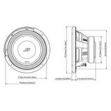 Alpine S2-W10D2 10" Subwoofer dual 2 Ohm