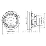 Alpine S2-W8D4 8" Subwoofer, doppelt, 4 Ohm