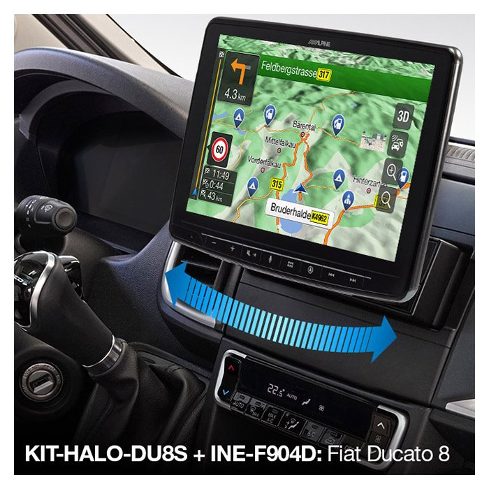 Alpine Halo11 iLX-F115D bundle für Fiat Ducato 8