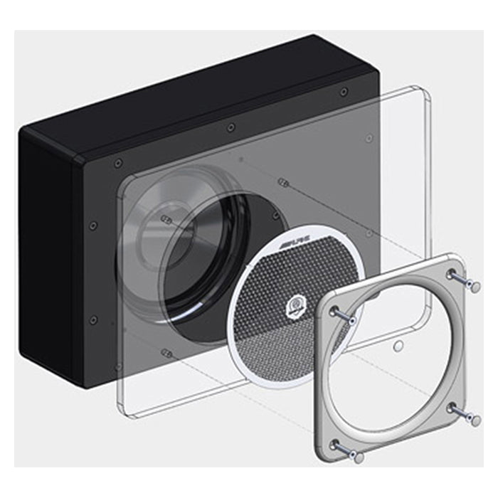 Alpine Adventure Audio Kabinen-Subwoofer