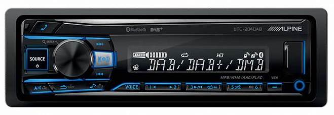 ALPINE UTE-204DAB 1-DIN Autoradio m. Bluetooth und DAB+