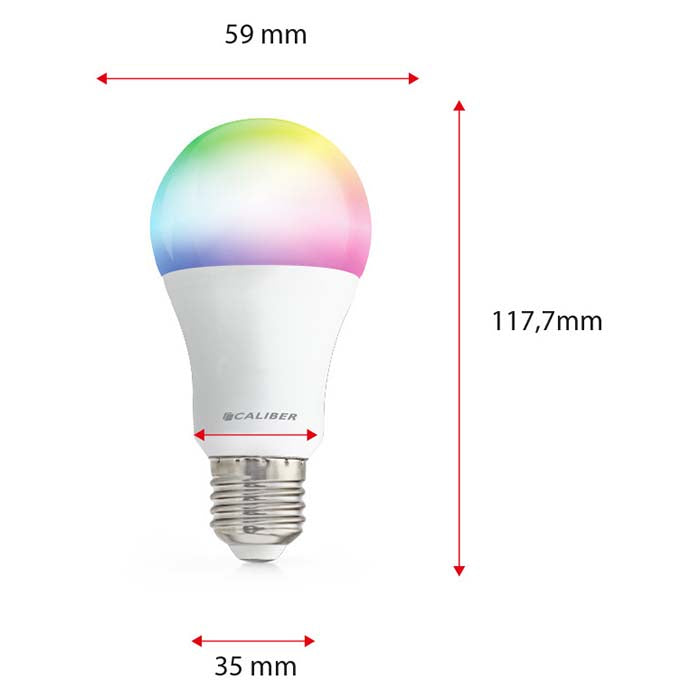 Caliber E27 Smart-Home-Starterpack LED-Glühbirnen weiß/multi