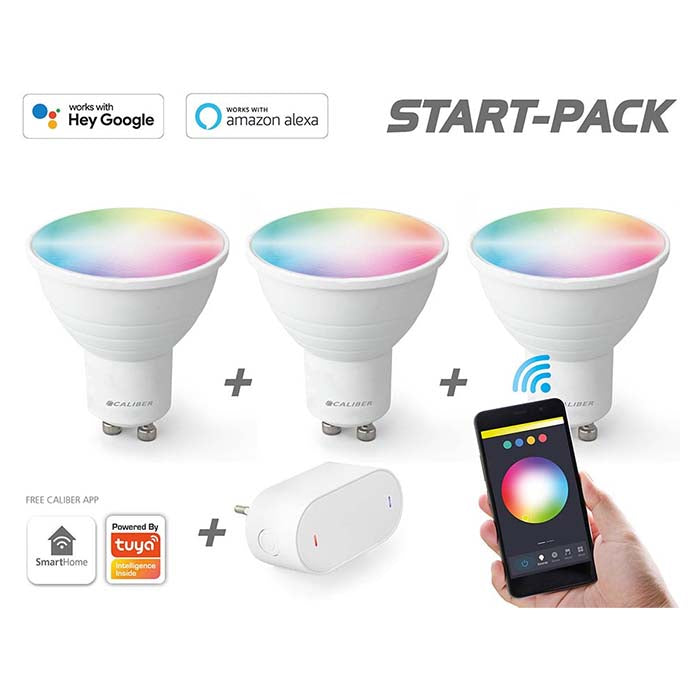 Caliber GU10 Smart Home Starterpaket LED-Lampen