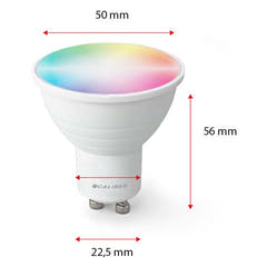 Caliber GU10 Smart Home 3er-Pack LED-Glühbirnen weiß/multi