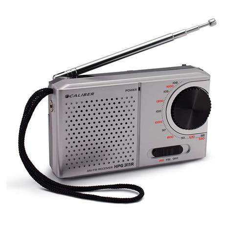 Caliber HPG311R tragbares Taschen-FM-Radio